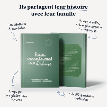 Journal guidé - Papi, raconte-moi ton histoire