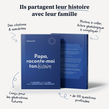 Journal guidé - Papa, raconte-moi ton histoire