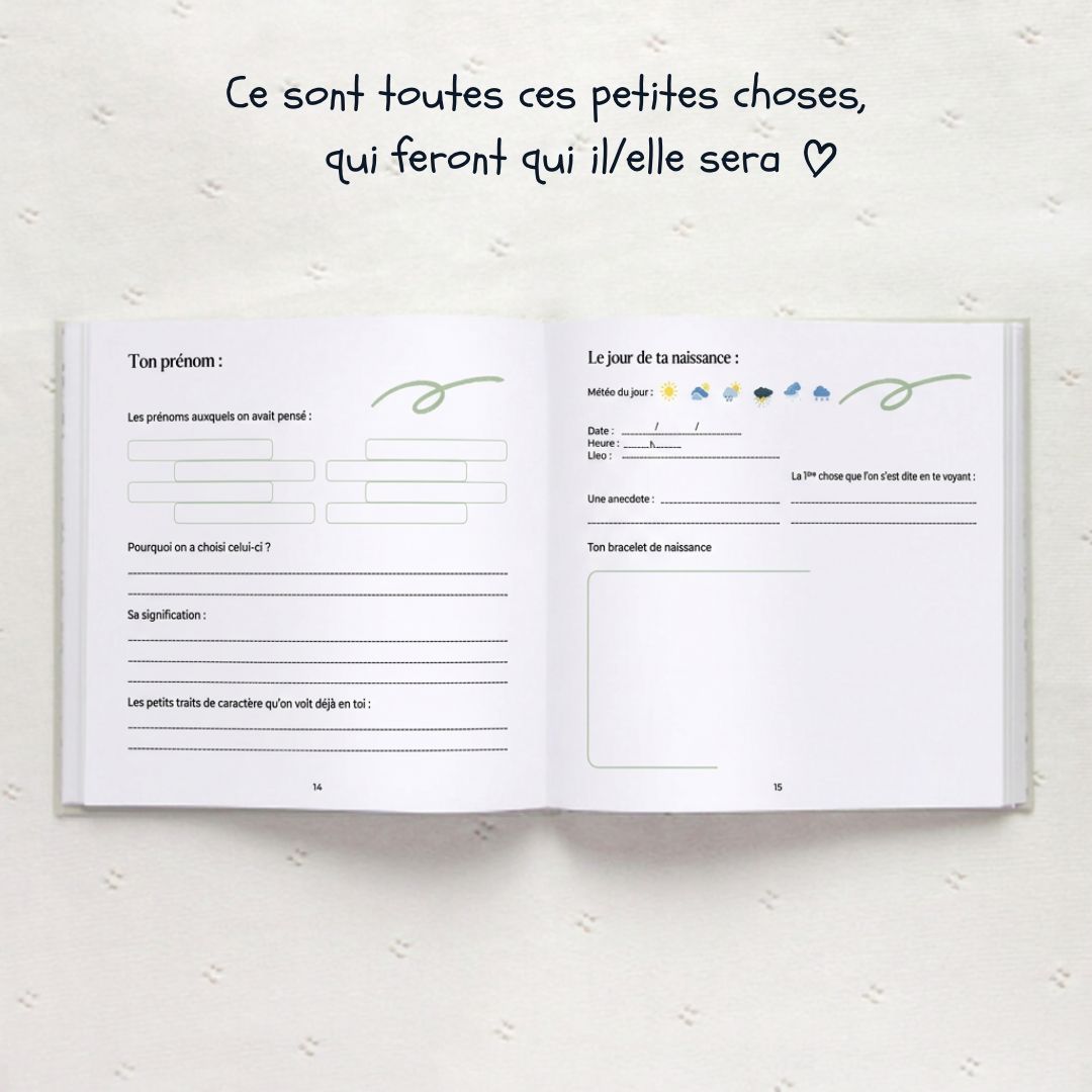Mon livre de naissance (0 à 3 ans)