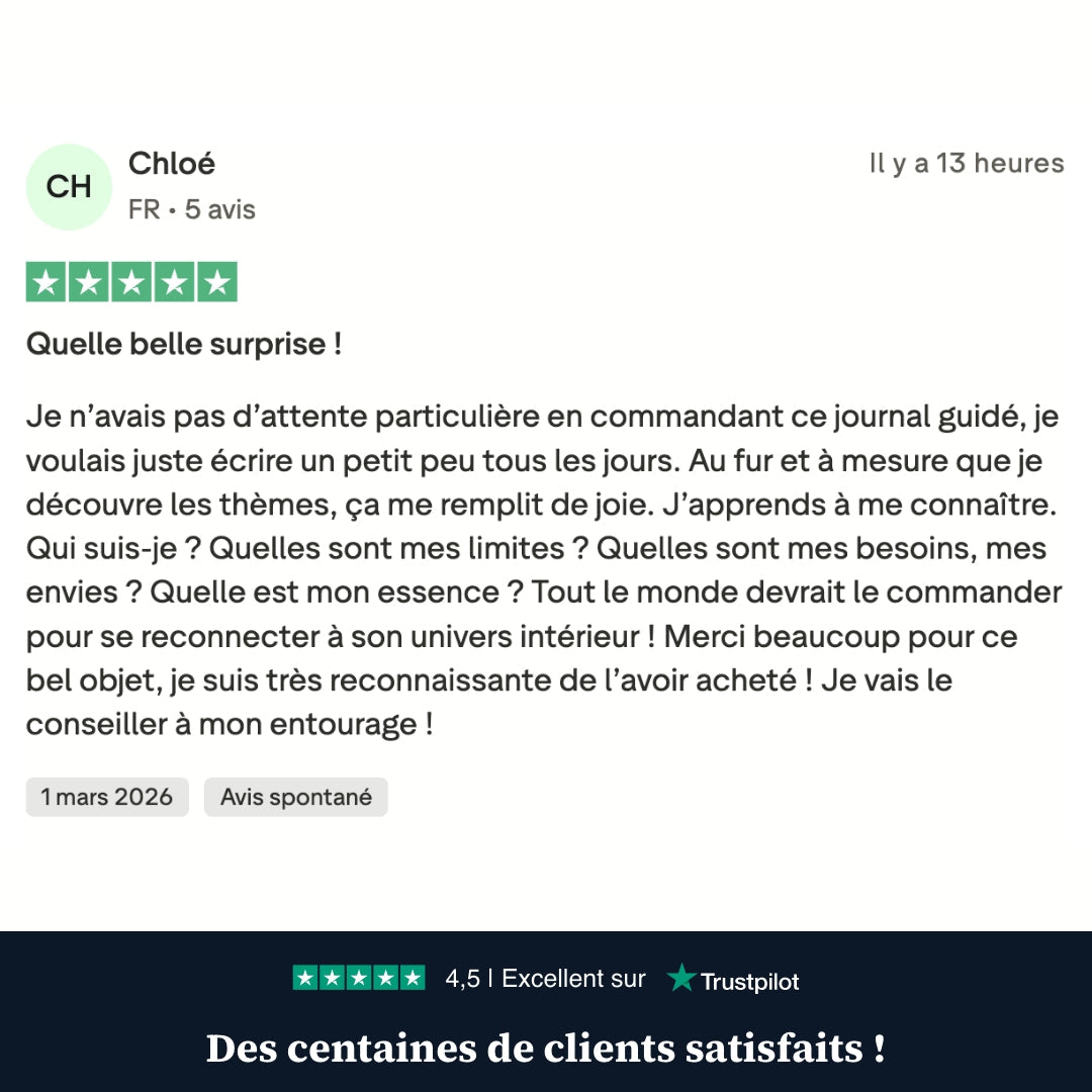 Mon journal guidé - Trouver son chemin de vie