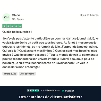 Mon journal guidé - Trouver son chemin de vie