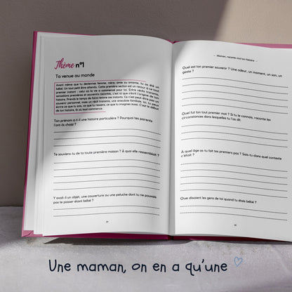 Journal guidé - Maman, raconte-moi ton histoire